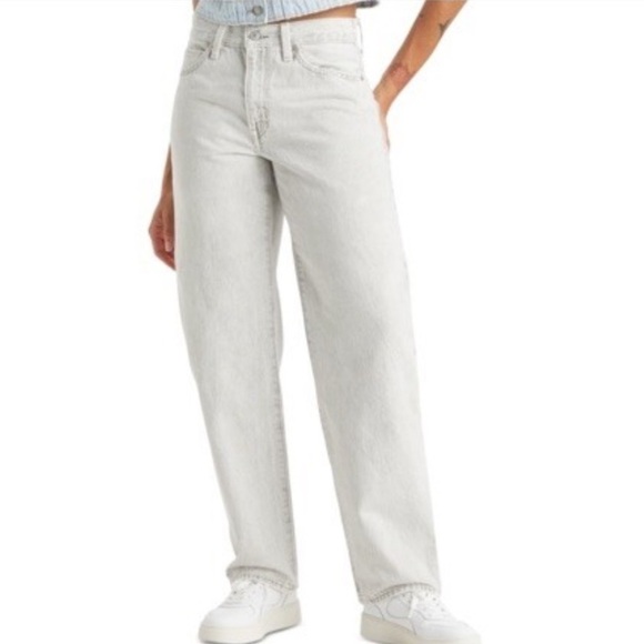 Levi's Like New '94 Baggy Jeans in Bleach Noir Size 27 - Picture 2 of 9